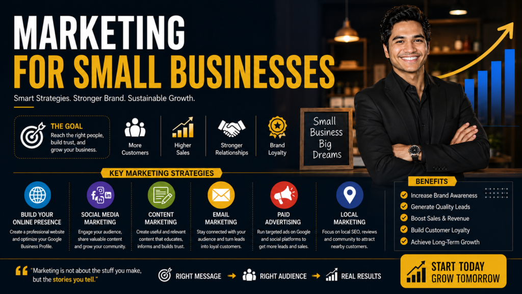 Marketing for Small Businesses: The success of any small business